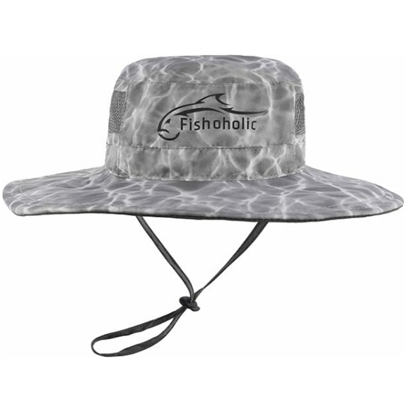 Fishing Hat Boonie Bucket Hat UPF50+ Sun Protection Wide Brim 2 Adj Straps - Picture 8 of 8